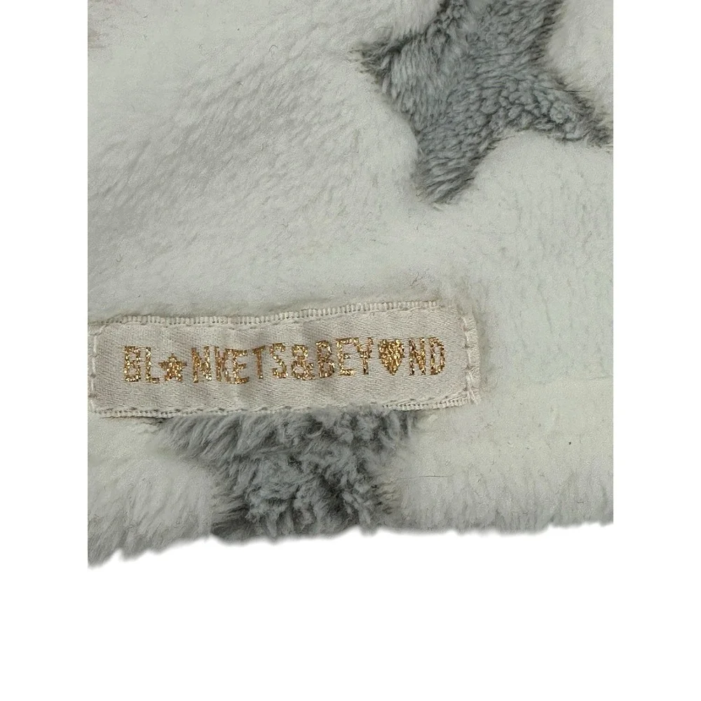 Blankets and Beyond Baby‎ Lovey Gray Puppy Stars Security Blanket 14 by 14